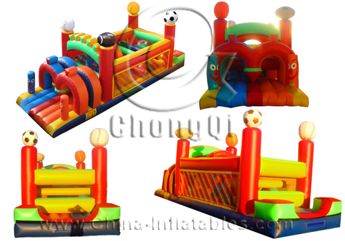inflatable obstacles wholesale obstacle slide